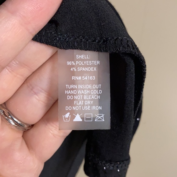 Calvin Klein NWT black glitter tank size Small - Picture 9 of 10